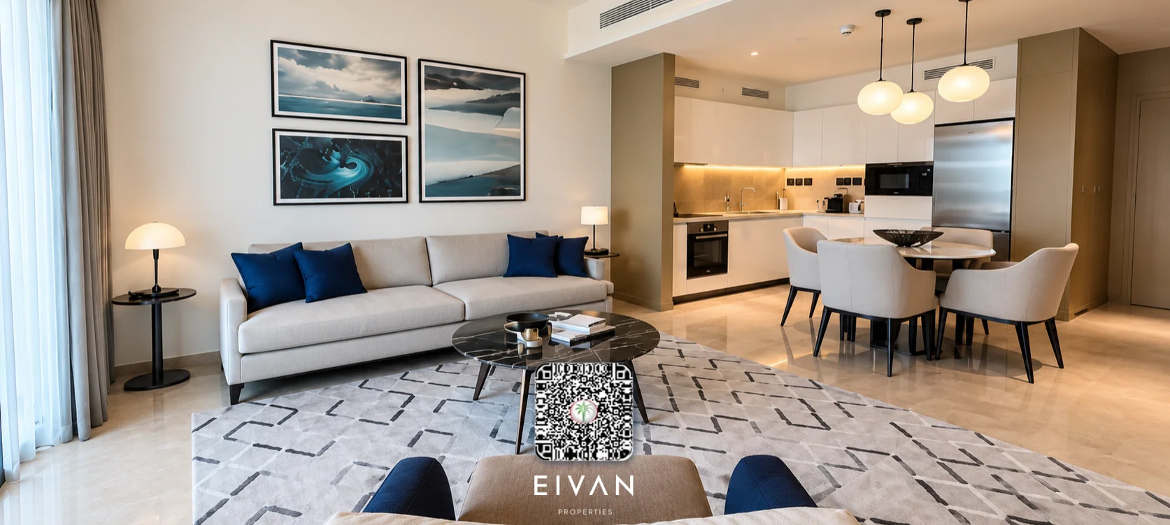 Creek View | Furnished 1BR | Address Harbour Point
